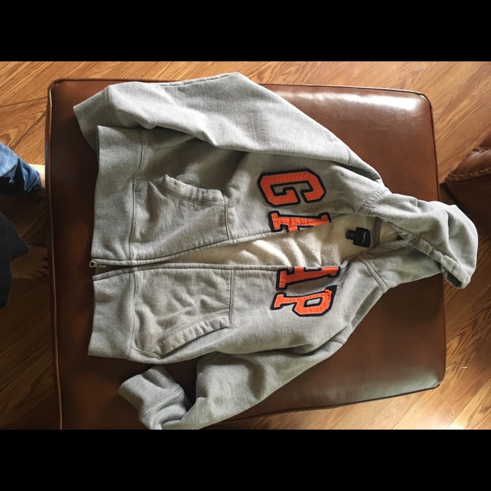 GAP boys Large zip hoodie